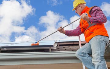 Scales soft wash roof cleaning